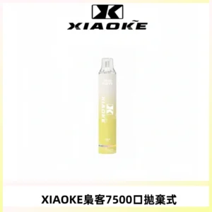 XIAOKE梟客7500Puffs跑馬燈拋棄式電子煙 可發光一次性